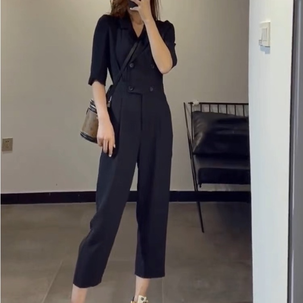 Black jumpsuit